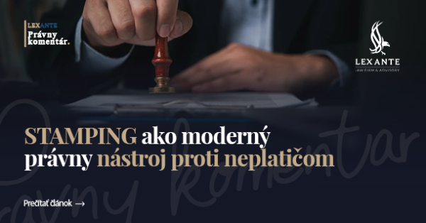 Stamping - služba advokátní kanceláře