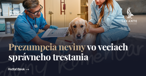 Presumpce neviny ve věcech správního trestání