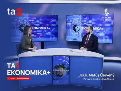 VIDEO: JUDr. Matouš Červený z LEXANTE v TA3 Ekonomika+ o nelegálním zaměstnávání, podnikání a živnostnících