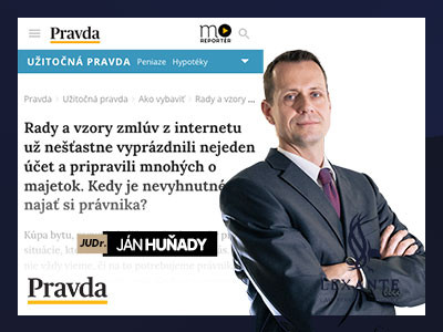 Rady a vzory smluv z internetu již bohužel vyprázdnily nejeden účet a připravily mnoho lidí o majetek.